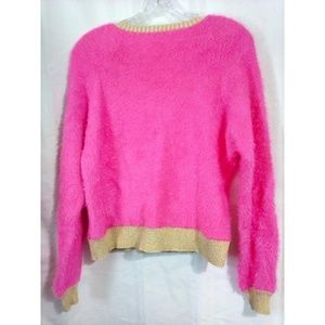Juicy Couture Sweaters - Juicy Couture Sz M Pullover Fuzzy Sweater Hot Pink Juicy Couture Sweaters - Juicy Couture Sz M Pullover Fuzzy Sweater Hot Pink